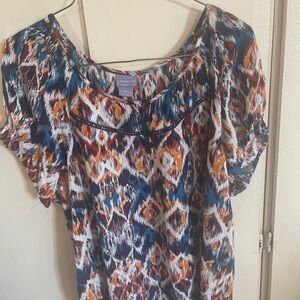 Laura Scott XL multi color top